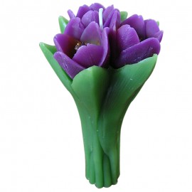Vela ramo 3 tulipanes