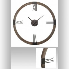 Reloj metal-madera d 58