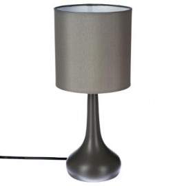 Lámpara táctil metal gris H33