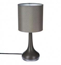 Lámpara táctil metal gris H33