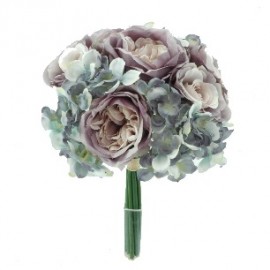 ATADO ROSAS HYDRANGEAS