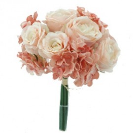 ATADO ROSAS HYDRANGEAS